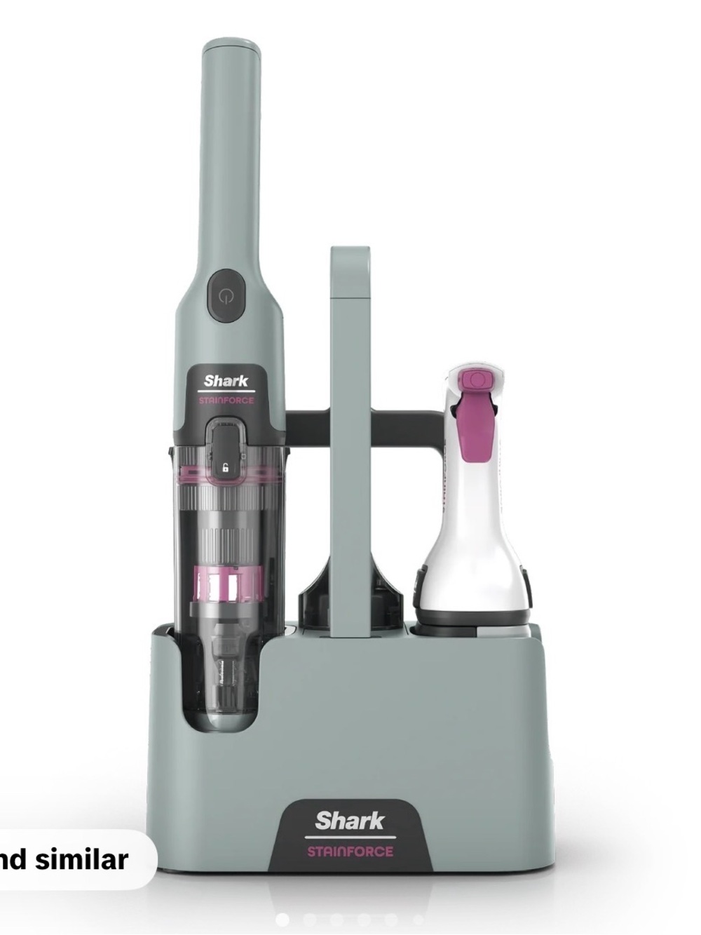 Shark StainForce Handheld Spot & Stain Cleaner with Storage Caddy
